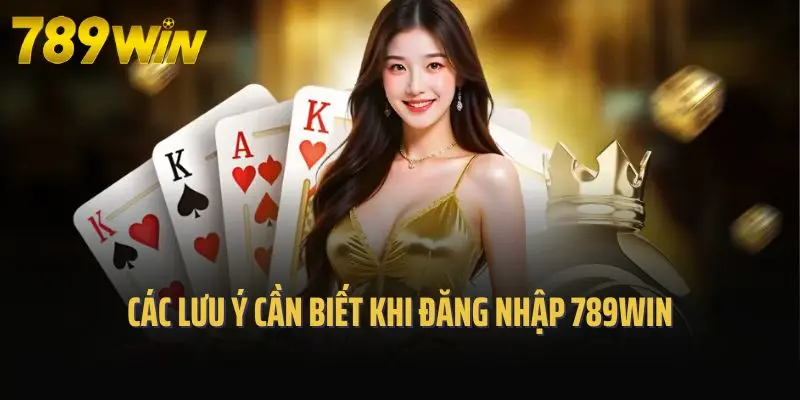 Các lưu ý cần biết khi đăng nhập 789win